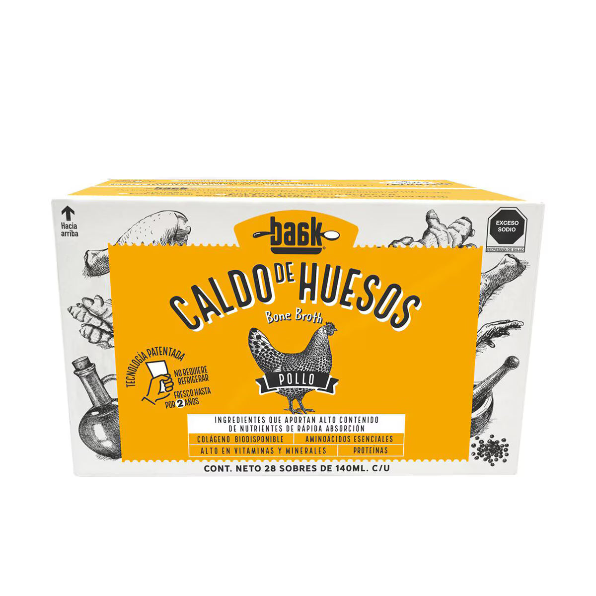 Caja caldo de huesos 28 sobres