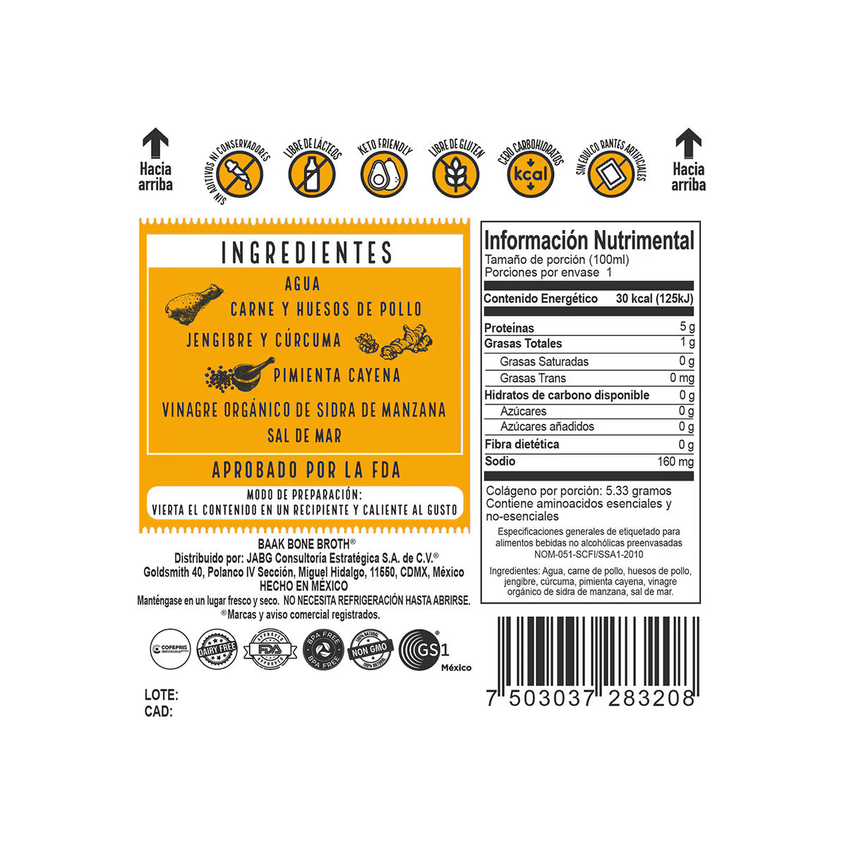 Caja caldo de huesos 28 sobres