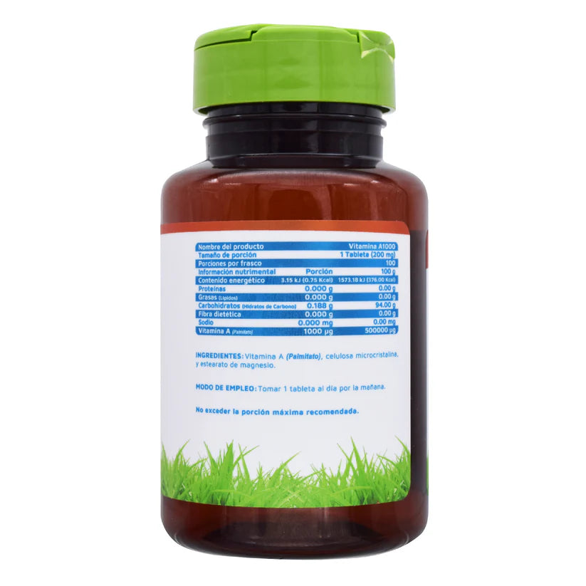 Vitamina A 1000mg 100 tabs