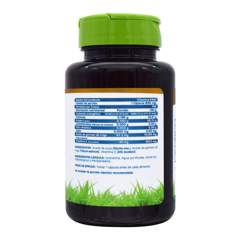 Vitamina E400. 100 caps.