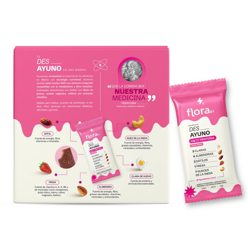 Caja barra de proteína des_ayuno fresa