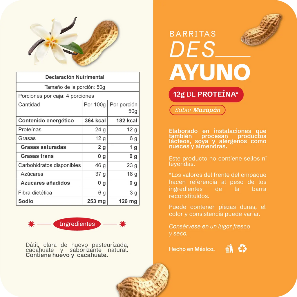 Caja barra de proteína des_ayuno