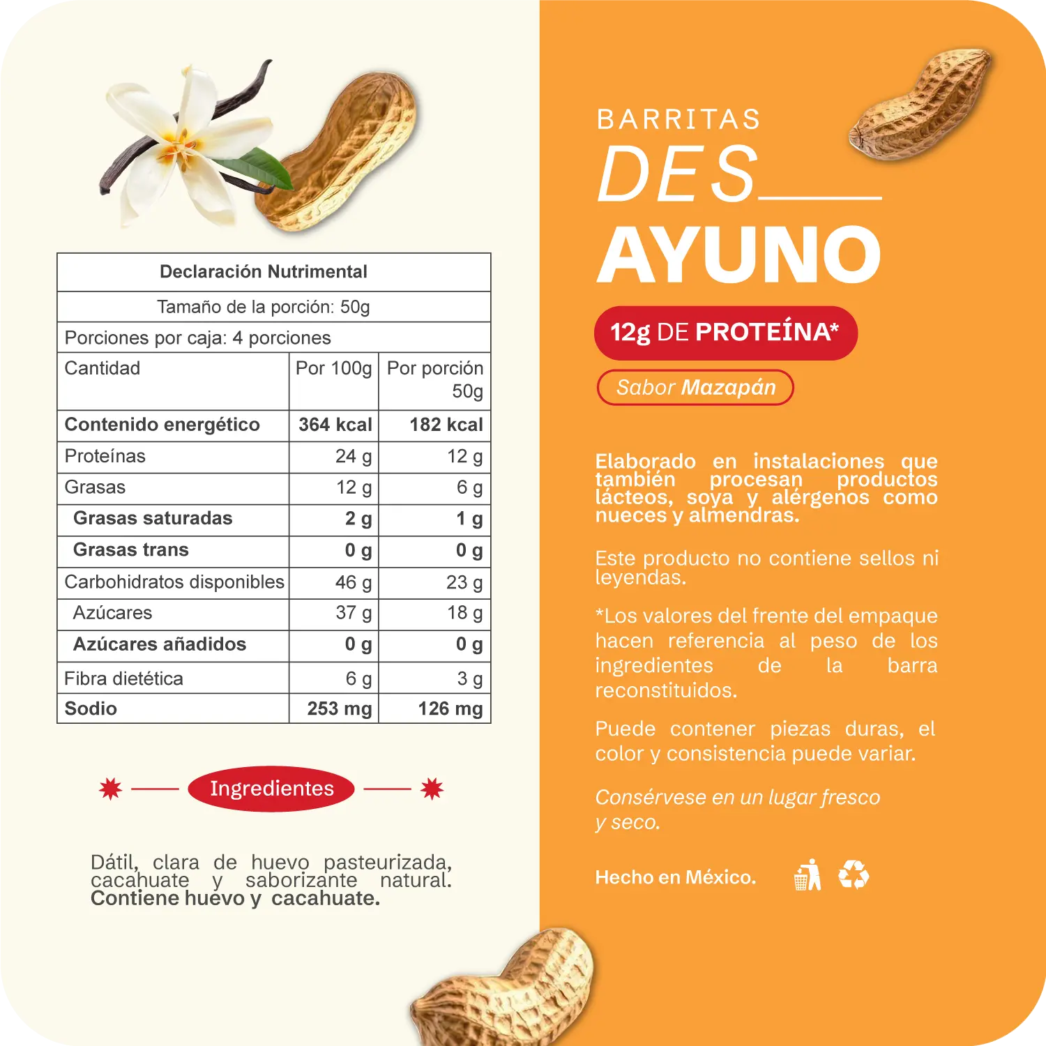 Caja barra de proteína des_ayuno