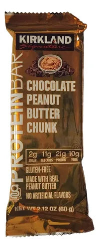 Barra proteína crema de cacahuate y chocolate Kirkland