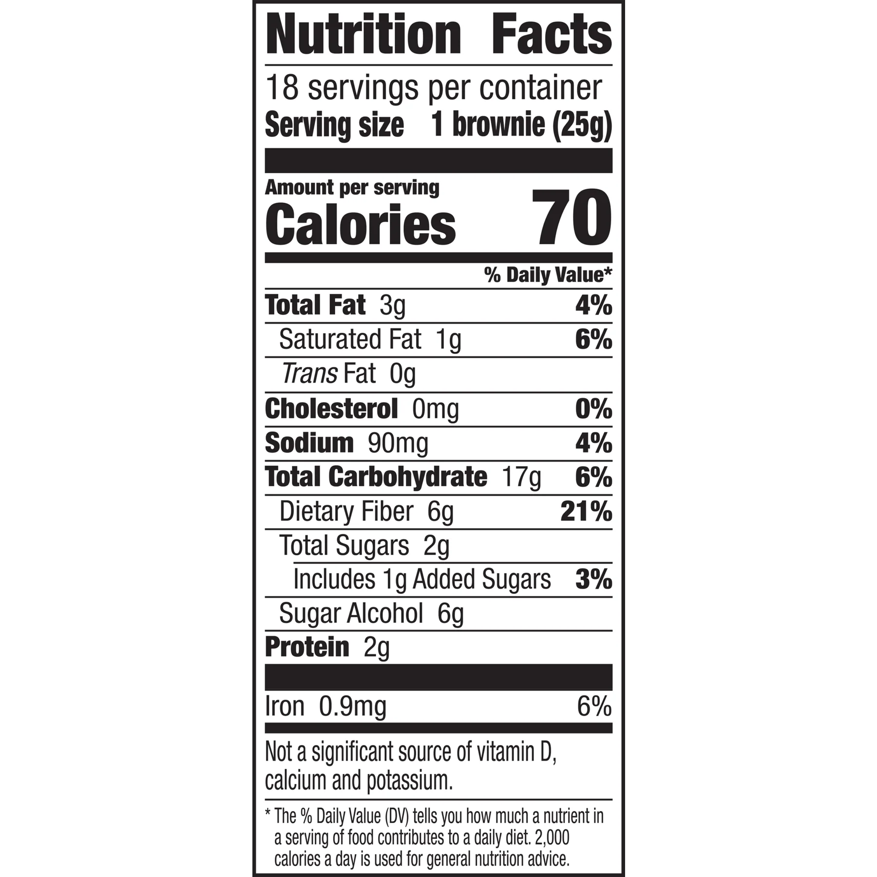 Caja Brownie Fiber One