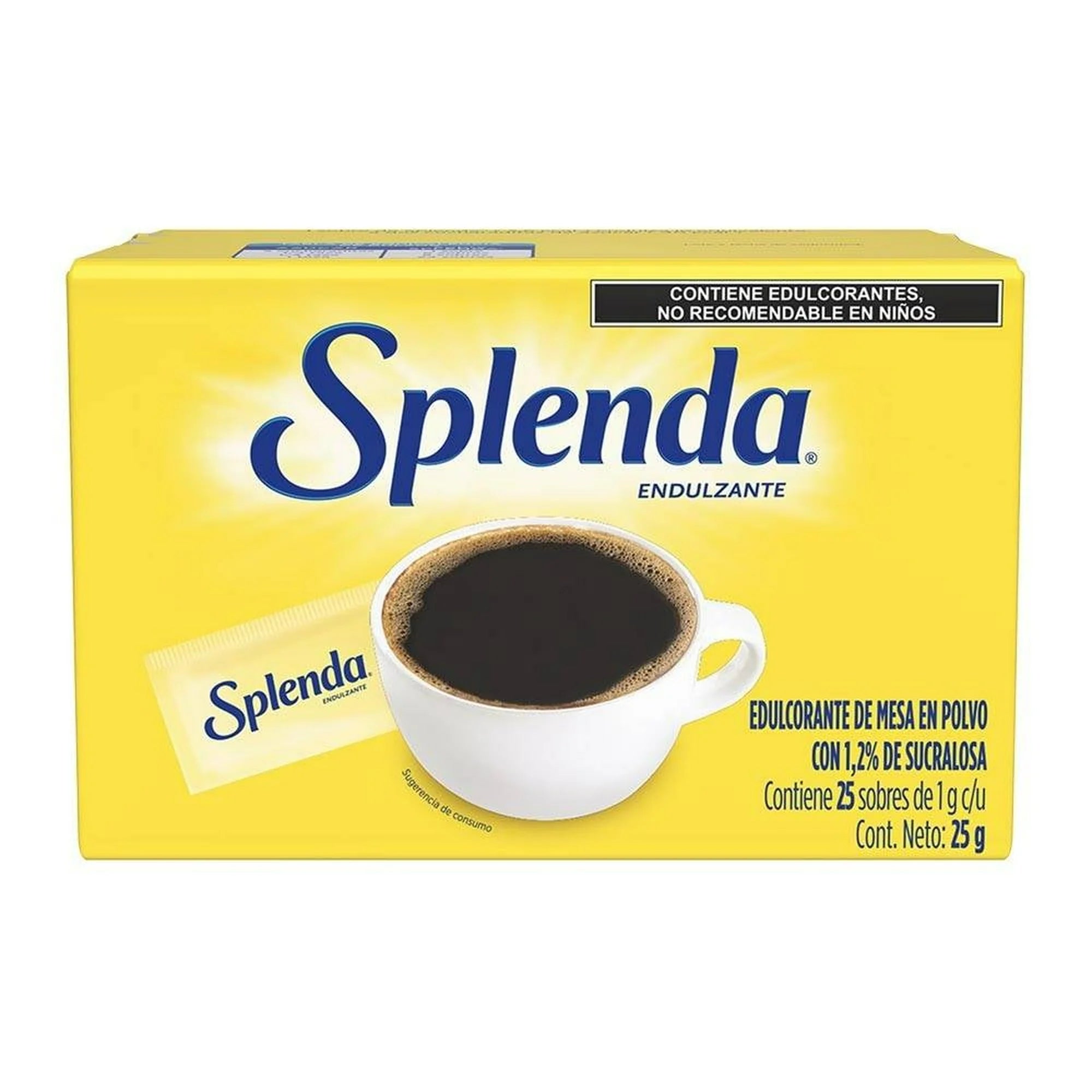 Caja Splenda con 25 sobres/1 gr. cada uno