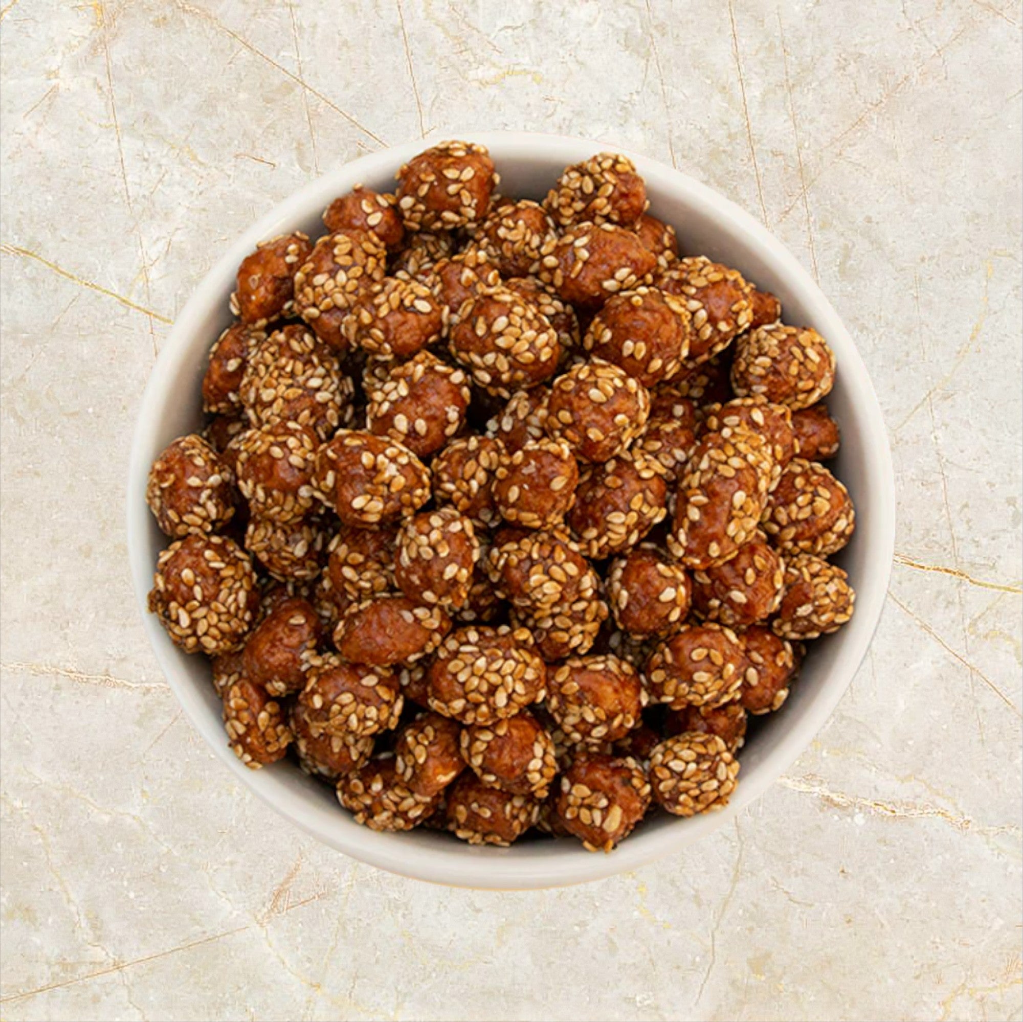 Cacahuate garapiñado con Ajonjoli a granel