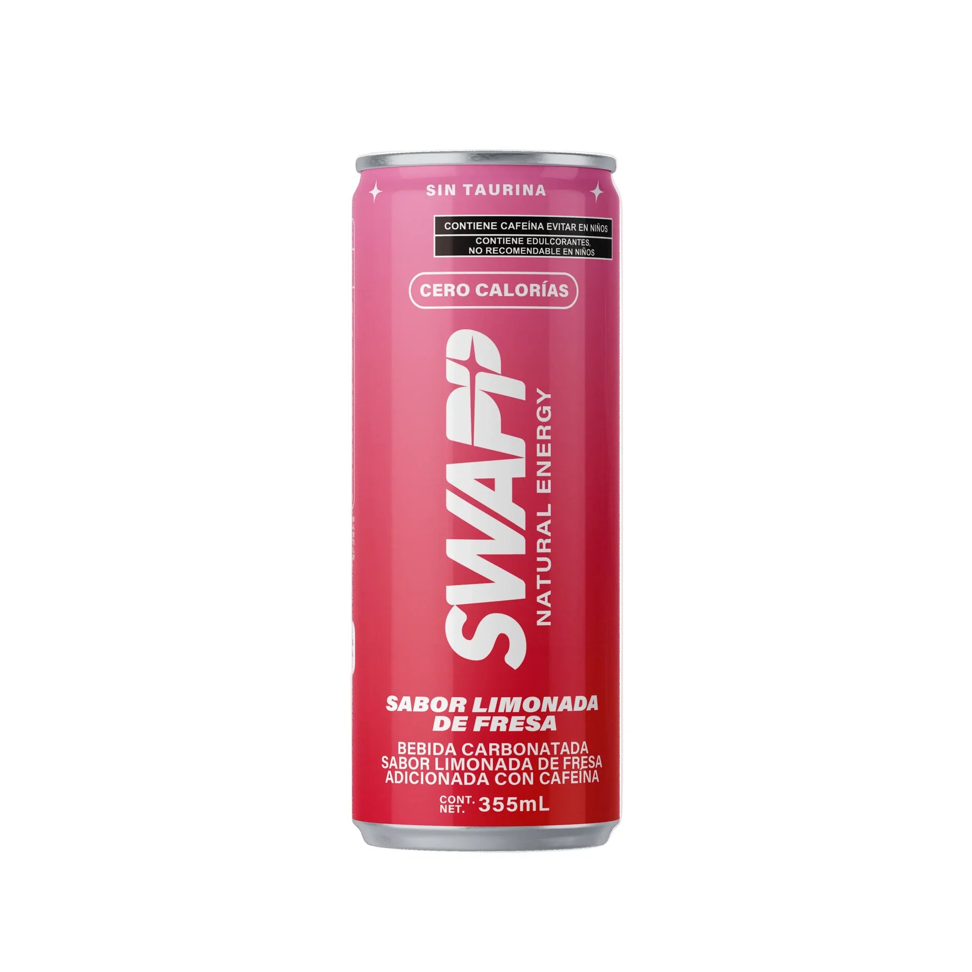 Caja con 6 bebida energética SWAPP limonada fresa