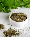 Menta verde deshidratada a granel