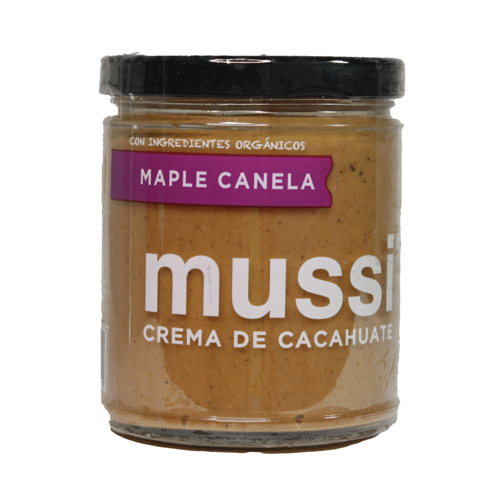 Crema de cacahuate MUSSI maple canela