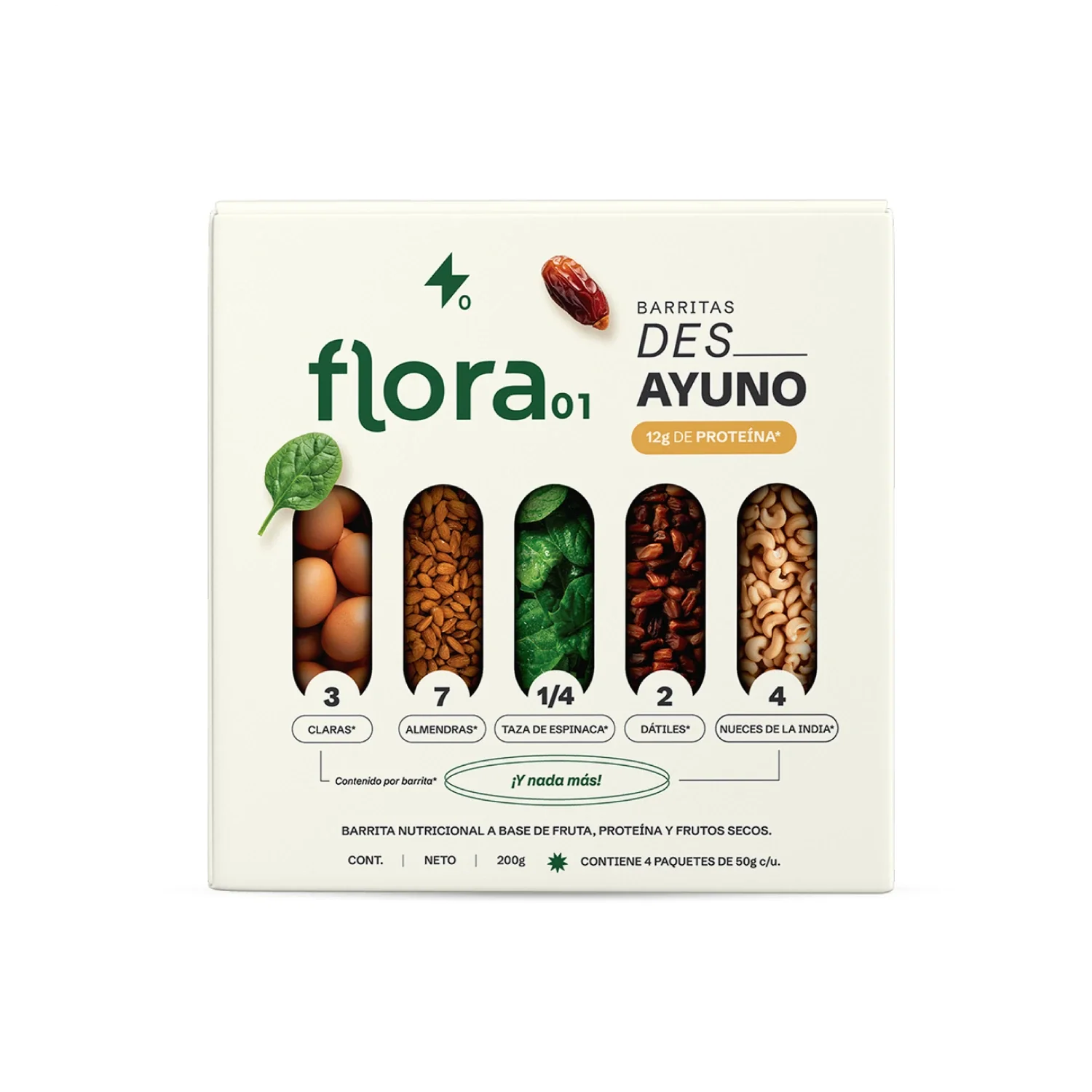 Caja barra de proteína des_ayuno natural