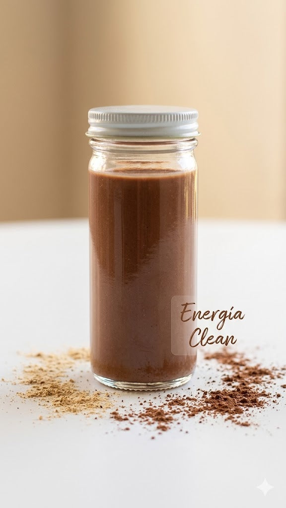 Shot energía clean maca + cacao