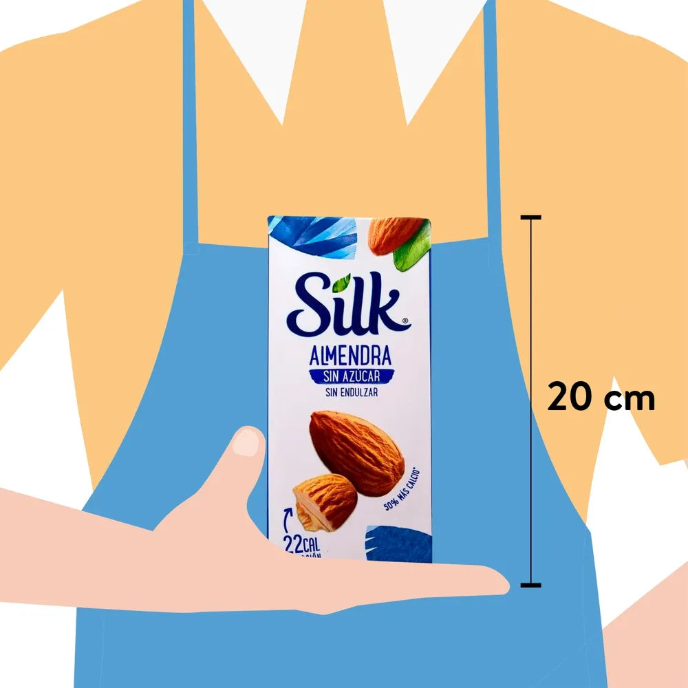 Leche vegetal Silk vainilla sin azúcar